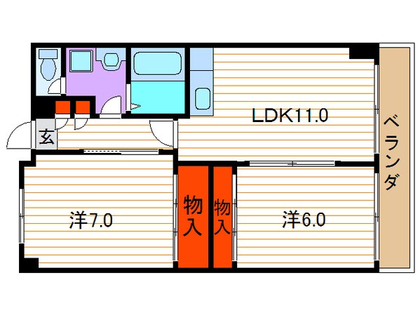 Ｎ・Ｙ ＦＬＡＴの物件間取画像